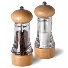 Cole&Mason - Coffret de moulins à sel et poivre BASICS 2 pcs hêtre 16 cm