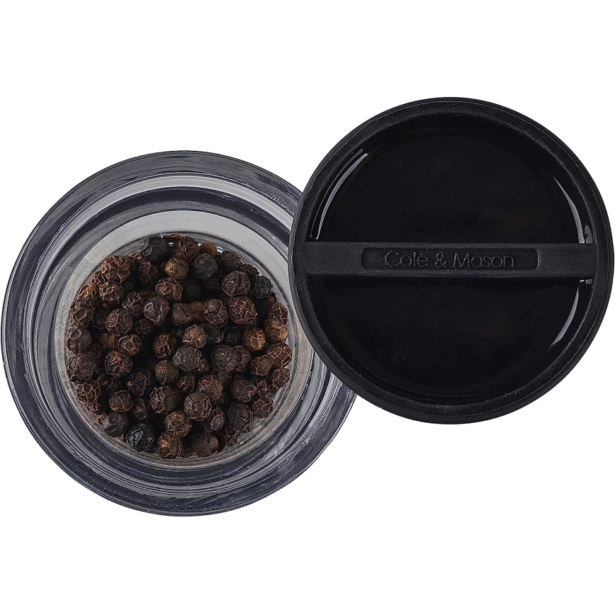 Cole&Mason - Coffret de moulins à sel et poivre FLIP 2 pièces 15,4 cm noir