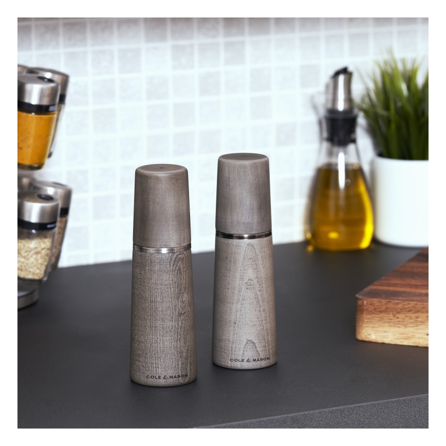 Cole&Mason - Coffret de moulins à sel et poivre MARLOW hêtre 2 pcs 18,5 cm