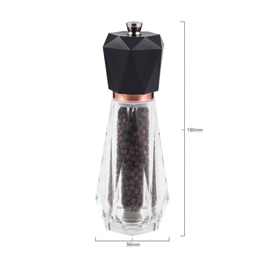 Cole&Mason - Coffret de moulins à sel et poivre SOMERTON 2 pièces 18 cm