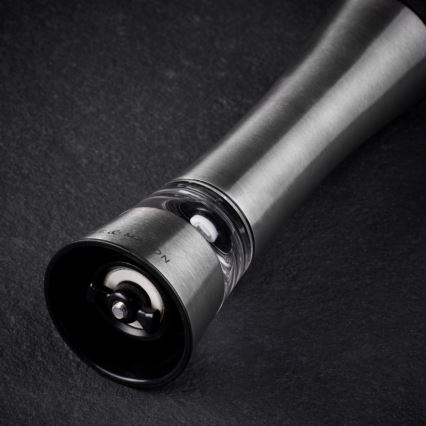 Cole&Mason - Elektrisch salt or pepper grinder BURFORD 4xAAA 18 cm mat chroom