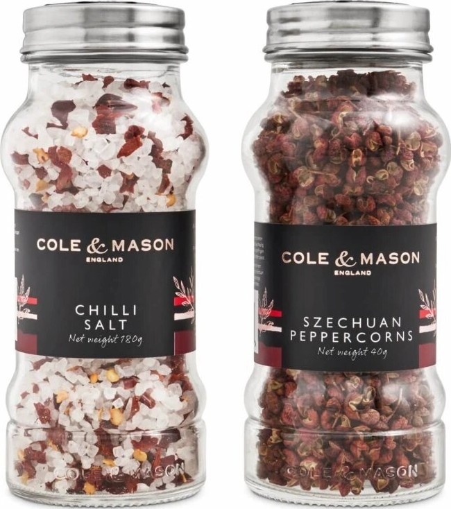Cole&Mason - Geschenkset Aromatic chilipeper en Sichuanpeper