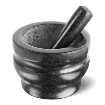 Cole&Mason - Granieten vijzel met een stamper GRANITE diameter 14 cm graniet/zwart