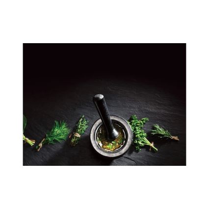 Cole&Mason - Granieten vijzel met een stamper GRANITE diameter 14 cm graniet/zwart