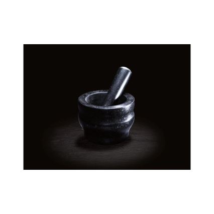 Cole&Mason - Granieten vijzel met een stamper GRANITE diameter 14 cm graniet/zwart