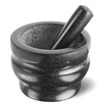 Cole&Mason - Granieten vijzel met een stamper GRANITE diameter 18 cm graniet/zwart