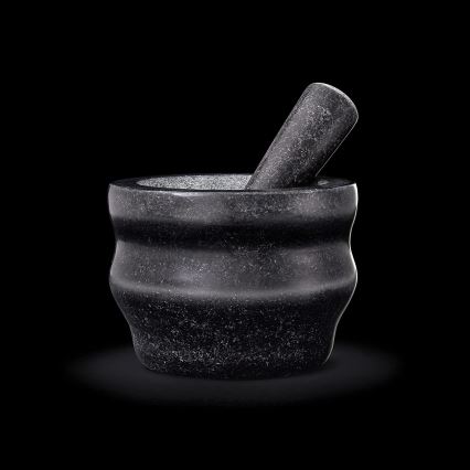 Cole&Mason - Granieten vijzel met een stamper GRANITE diameter 18 cm graniet/zwart