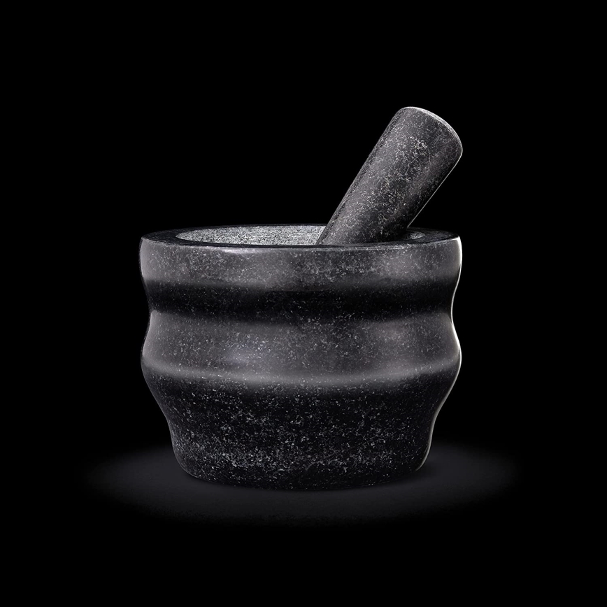Cole&Mason - Granieten vijzel met een stamper GRANITE diameter 18 cm graniet/zwart