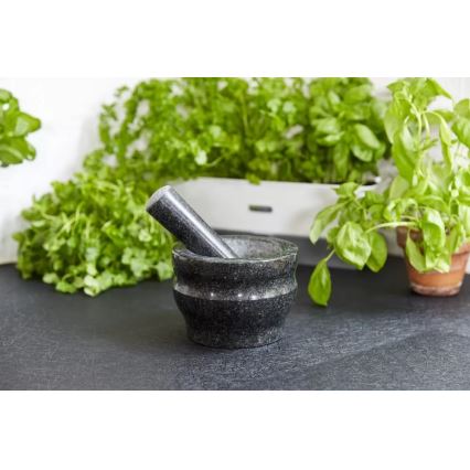Cole&Mason - Mortier en granit avec pilon GRANITE d. 18 cm granit/noir