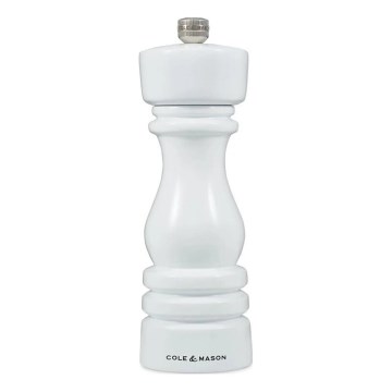 Cole&Mason - Moulin à poivre LONDON 18 cm hêtre/blanc