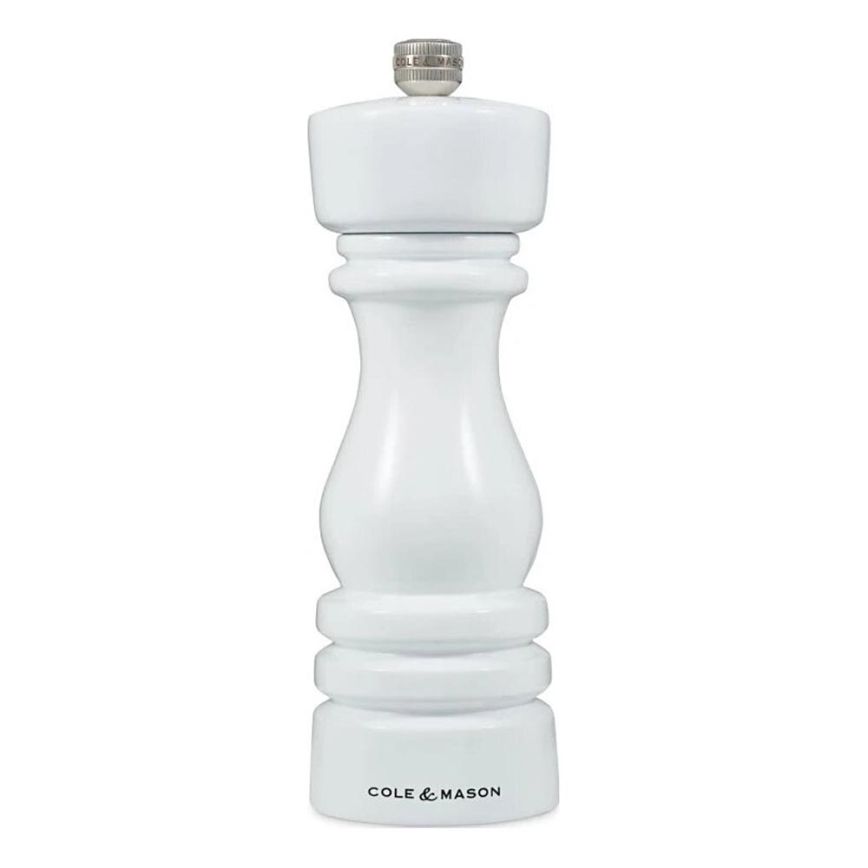Cole&Mason - Moulin à poivre LONDON 18 cm hêtre/blanc