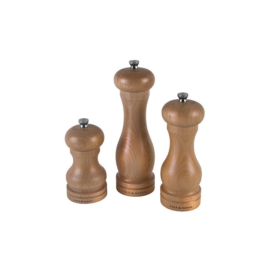 Cole&Mason - Moulin à sel CAPSTAN BEECH hêtre 12 cm