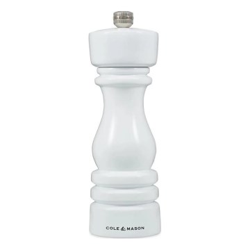 Cole&Mason - Moulin à sel LONDON 18 cm hêtre/blanc
