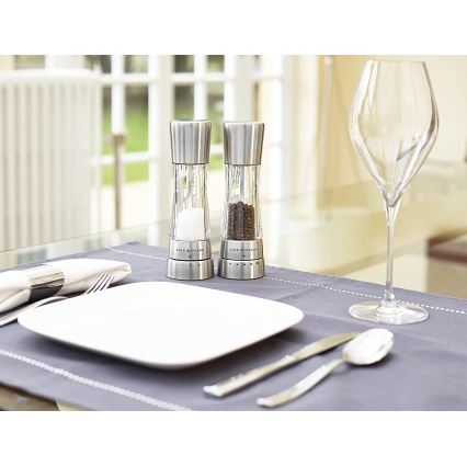 Cole&Mason - Pepermolen DERWENT 19 cm glanzend chroom