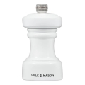 Cole&Mason - Pepermolen HOXTON 10,4 cm beuken/glanzend wit