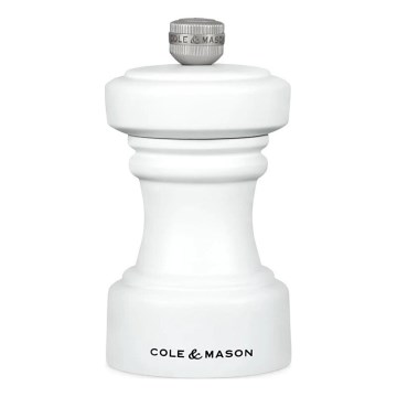 Cole&Mason - Pepermolen HOXTON 10,4 cm beuken/mat wit