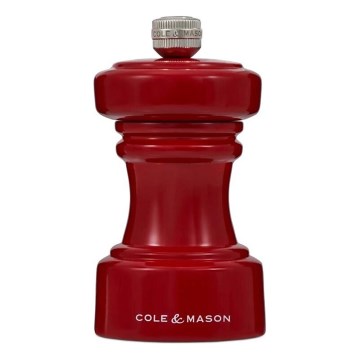 Cole&Mason - Pepermolen HOXTON 10,4 cm beuken/rood
