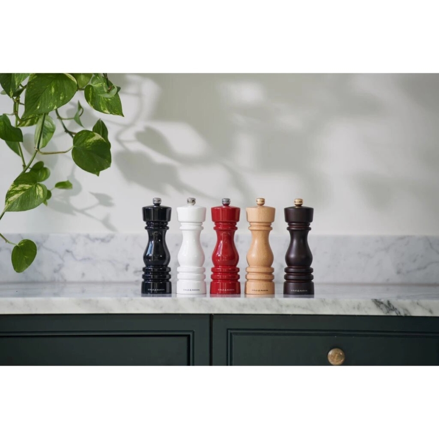 Cole&Mason - Pepermolen LONDON 18 cm beuken/wit