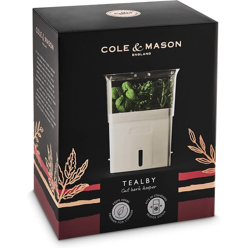 Cole&Mason - Récipient pour conserver les herbes fraîchement coupées