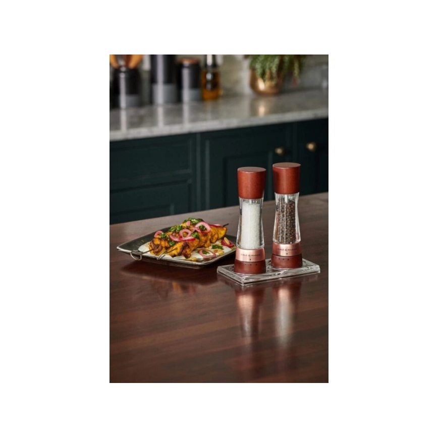 Cole&Mason - Set zout- en pepermolens DERWENT 2 st. 19 cm beuken/bruin