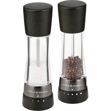 Cole&Mason - Set zout- en pepermolens DERWENT 2 st. 19 cm beuken/zwart