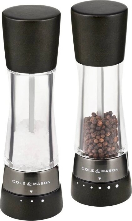 Cole&Mason - Set zout- en pepermolens DERWENT 2 st. 19 cm beuken/zwart
