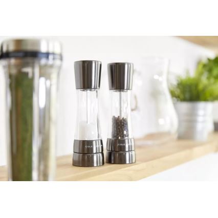 Cole&Mason - Set zout- en pepermolens DERWENT 2 stuks 19 cm antraciet