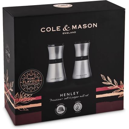 Cole&Mason - Set zout- en pepermolens HENLEY 2 stuks 13,5 cm