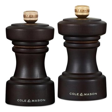 Cole&Mason - Set zout- en pepermolens HOXTON 2 st. 10,4 cm beuken/bruin