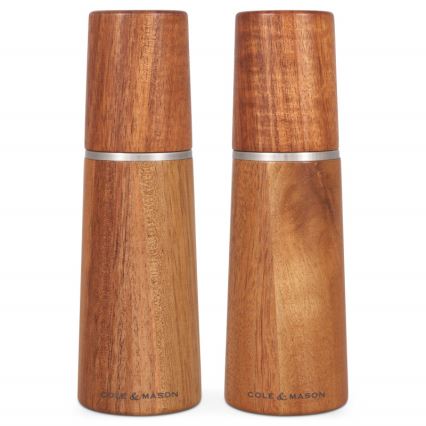 Cole&Mason - Set zout- en pepermolens MARLOW acacia 2 stuks 18,5 cm