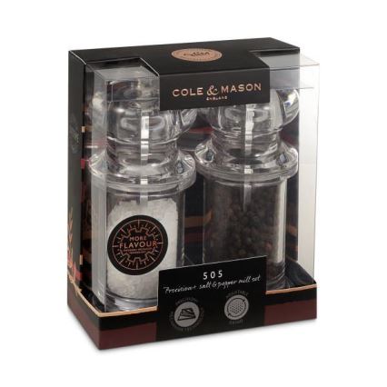 Cole&Mason - Set zout- en pepermolens PRECISION MOLENS 2 stuks 14 cm