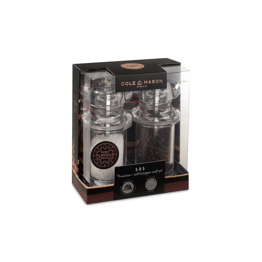 Cole&Mason - Set zout- en pepermolens PRECISION MOLENS 2 stuks 14 cm