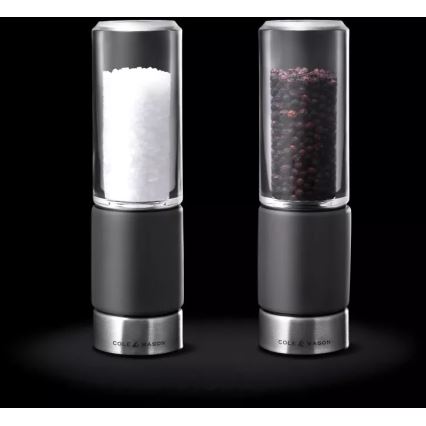 Cole&Mason - Set zout- en pepermolens REGENT CONCRETE 2 stuks beton 18 cm