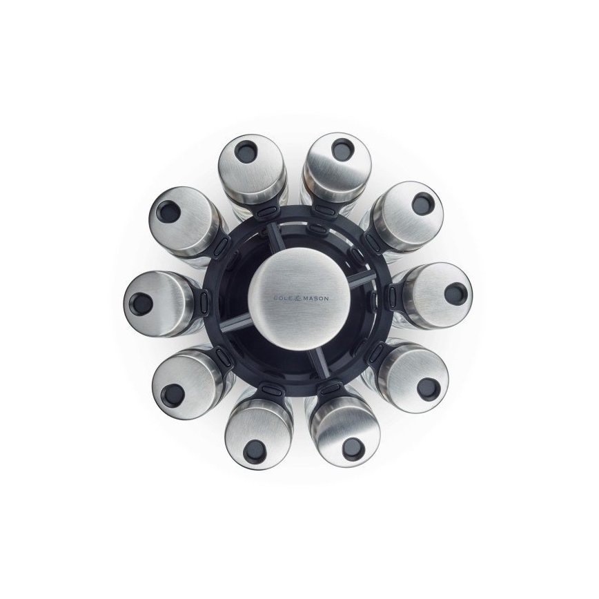 Cole&Mason - Support rotatif pour pots à épices MASTER 21 pcs