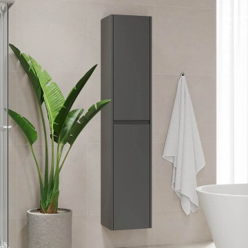Colonne de salle de bains TRONDHEIM 35 x 174 x 30 cm anthracite
