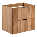 COMAD ADEL OAK 82-60-B-2S - Onderkast voor de wastafel ADEL 57x60,2 cm eiken