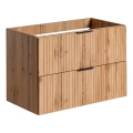 COMAD ADEL OAK 82-80-B-2S - Meuble sous-vasque ADEL 57 x 80,2 cm, chêne