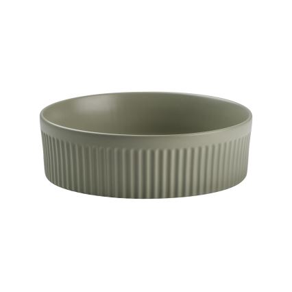 COMAD BEYOND 2 OLIVER GREEN (E-6565) - Lavabo à poser BEYOND diamètre 36 cm céramique/vert mat
