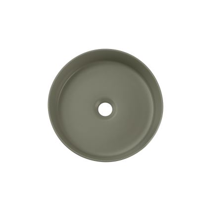 COMAD BEYOND 2 OLIVER VERT ( E-6565 ) - Vasque à poser BEYOND d. 36 cm céramique/mat vert