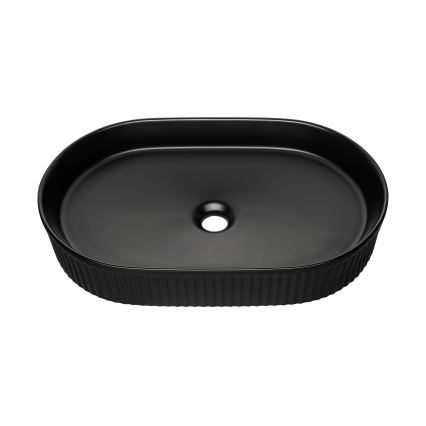 COMAD BEYOND 3 BLACK (E-6531) - Opbouwwastafel BEYOND 56x36 cm keramiek/mat zwart