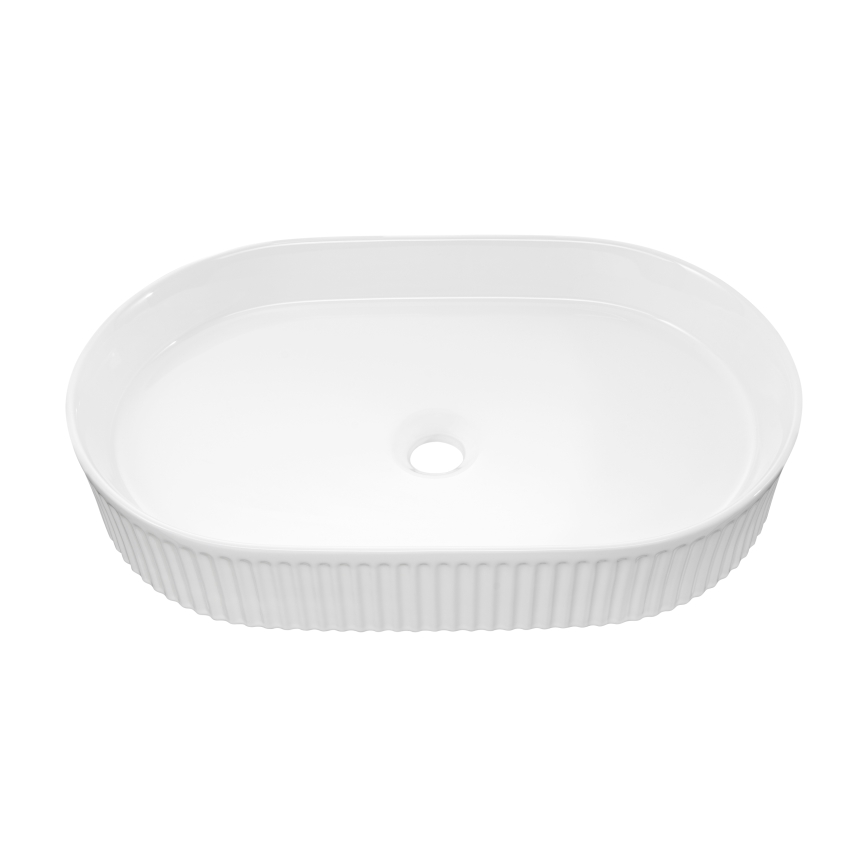 COMAD BEYOND 3 WIT ( E-6531 ) - Aanrecht wastafel BEYOND 56x36 cm keramiek/glanzend wit