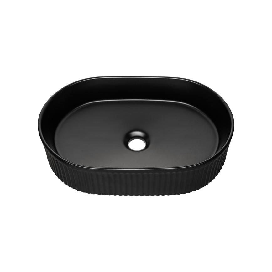 COMAD BEYOND 5 BLACK ( E-6564 ) - Aanrecht wastafel BEYOND 48x32,5 cm keramiek/mat zwart