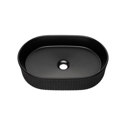 COMAD BEYOND 5 NOIR (E-6564) - Lavabo à poser BEYOND 48x32,5 cm céramique/noir mat