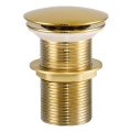 COMAD CLICK-CLACK T201G-3 - Bonde de lavabo CLICK-CLACK d. 7 cm doré brillant