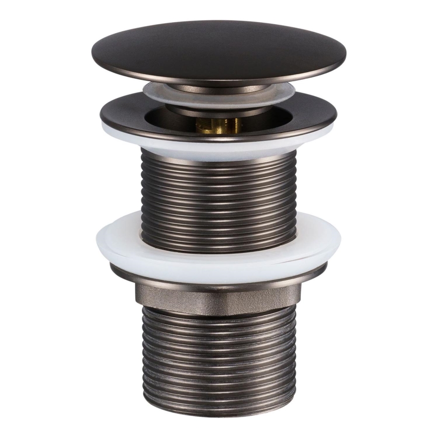COMAD CLICK-CLACK T201GG-3 - Bonde de lavabo CLICK-CLACK d. 7 cm gris