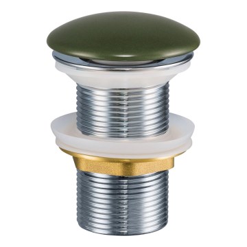 COMAD CLICK-CLACK T201MFG-3 - Bonde de lavabo CLICK-CLACK d. 7 cm mat vert