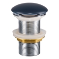 COMAD CLICK-CLACK T201MNB-3 - Bonde de lavabo CLICK-CLACK d. 7 cm mat marine bleu