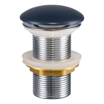 COMAD CLICK-CLACK T201MNB-3 - Bonde de lavabo CLICK-CLACK d. 7 cm mat marine bleu
