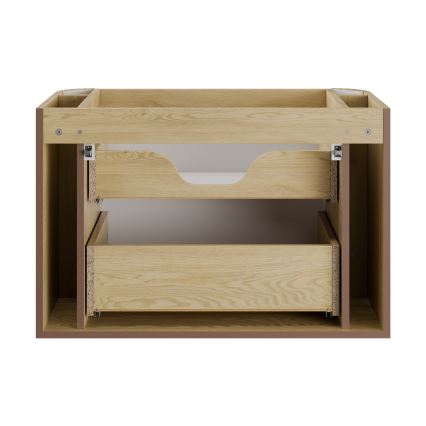 COMAD OVALIA CREMONA 82-80-46-2S - Meuble sous-vasque OVALIA 52x80 cm, chêne Cremona