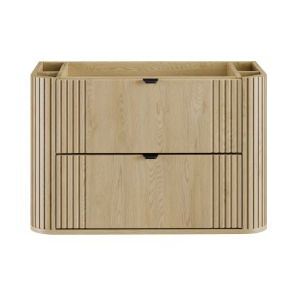 COMAD OVALIA CREMONA 82-80-46-2S - Badmeubel onder de wastafel OVALIA 52 x 80 cm Cremona-eiken